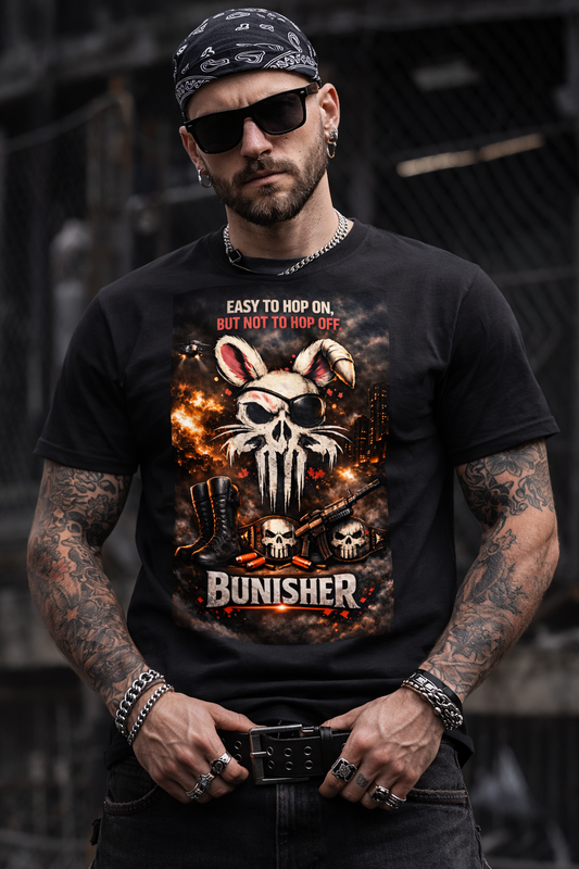 BUNISHER - Combat Line Heavyweight Tee — Move Silent. Hit Loud.