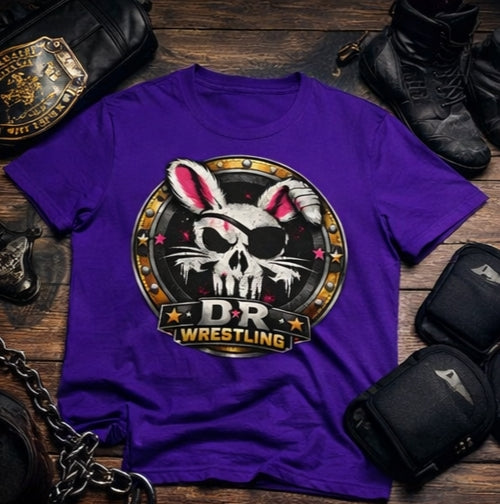 D.R WRESTLING Combat Tee — DaddyRabbit® Strong‑Style Line