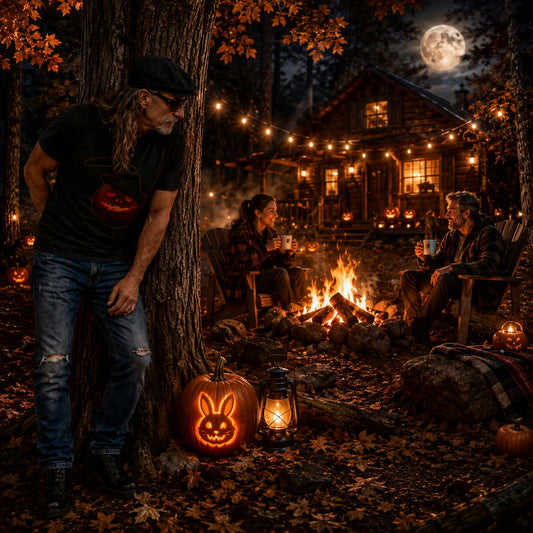 D💀R MISFITS™ Jack Glow Pumpkin Tee — DaddyRabbit's Den Halloween Collection