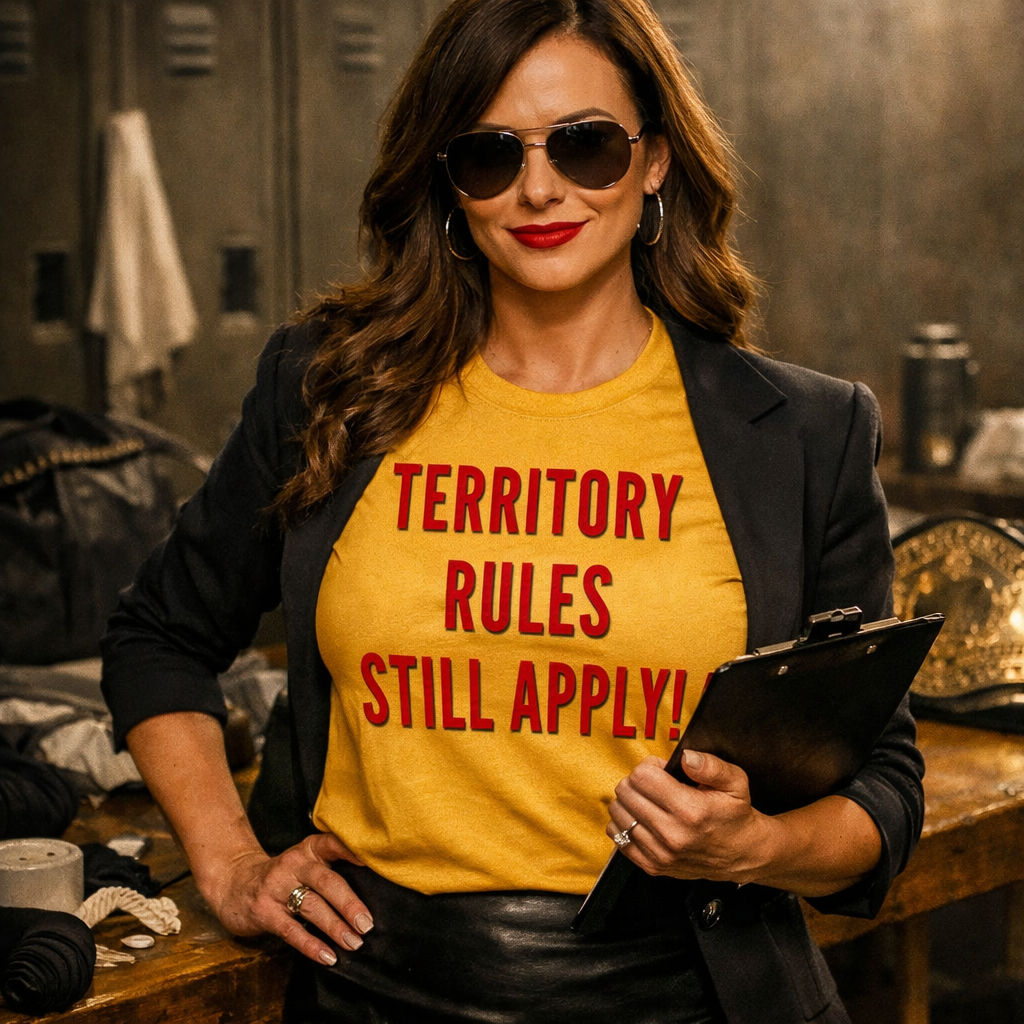 TERRITORY RULES STILL APPLY! | Wrestling Shirt | DaddyRabbit’s Combat Line(