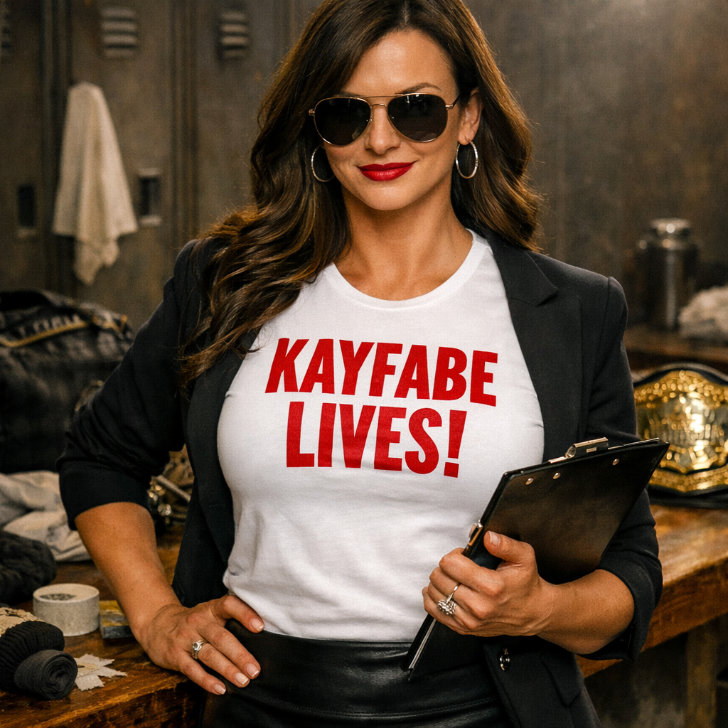 KAYFABE LIVES! | Wrestling Shirt | DaddyRabbit’s Combat Line