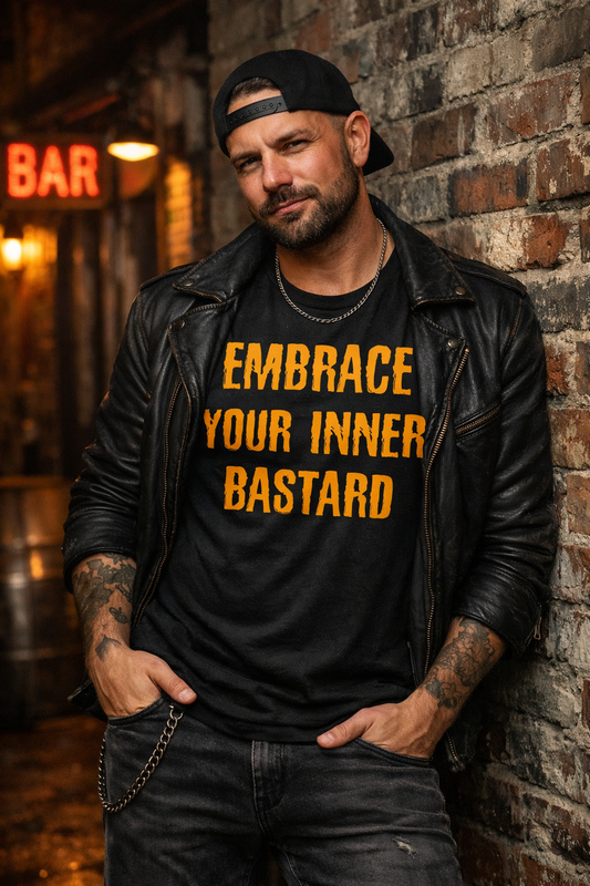 EMBRACE YOUR INNER BASTARD Tee — DaddyRabbit® Attitude Line