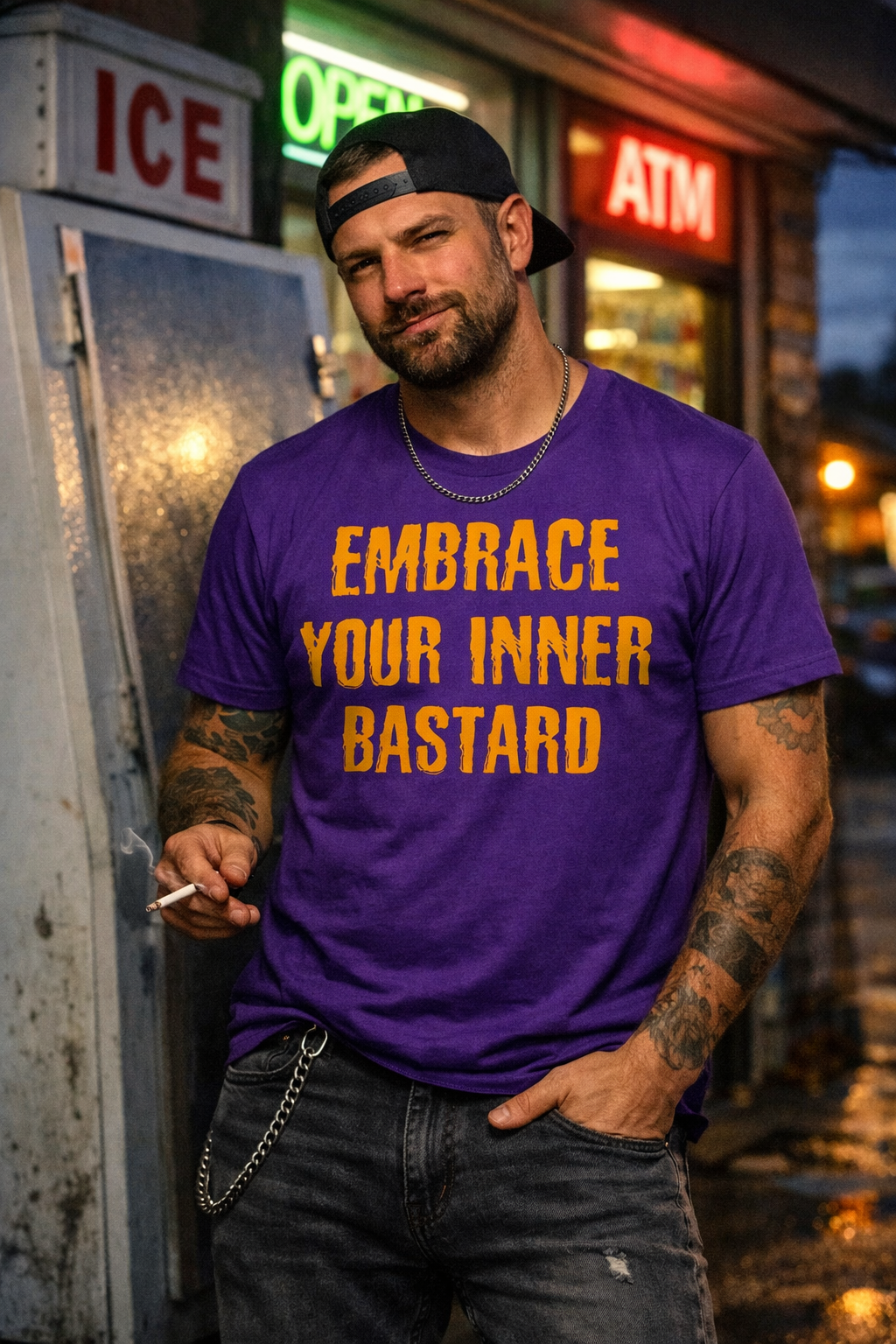 EMBRACE YOUR INNER BASTARD Tee — DaddyRabbit® Attitude Line