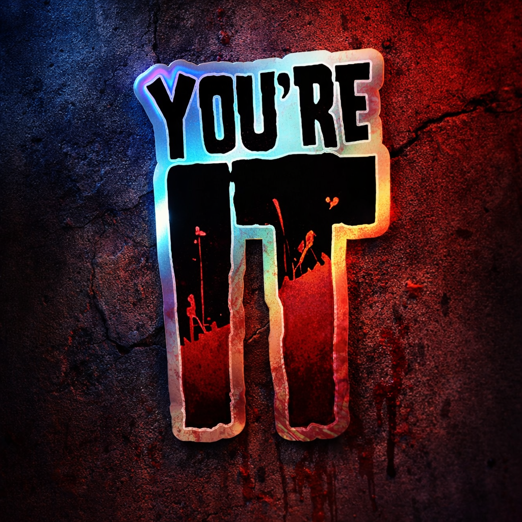 YOU’RE IT — Holographic Slap Sticker (DR Edition)