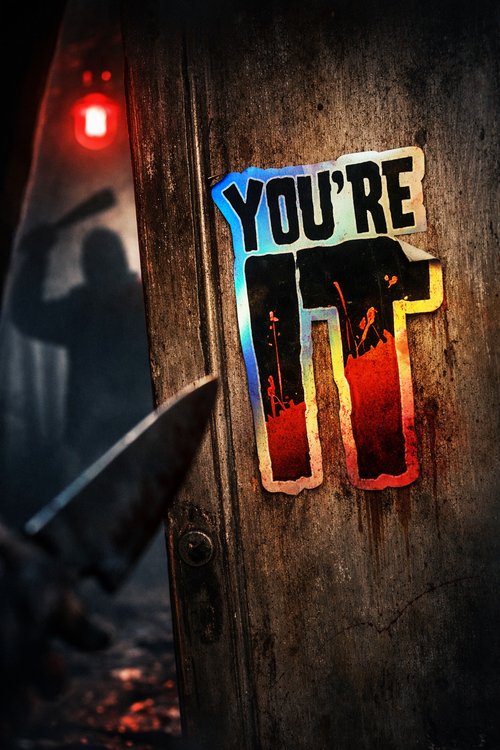 YOU’RE IT — Holographic Slap Sticker (DR Edition)