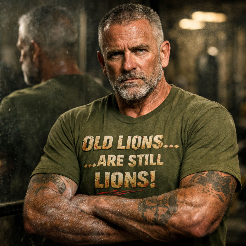 Old Lions Are Still Lions Shirt – Motivational Strong‑Style Tee