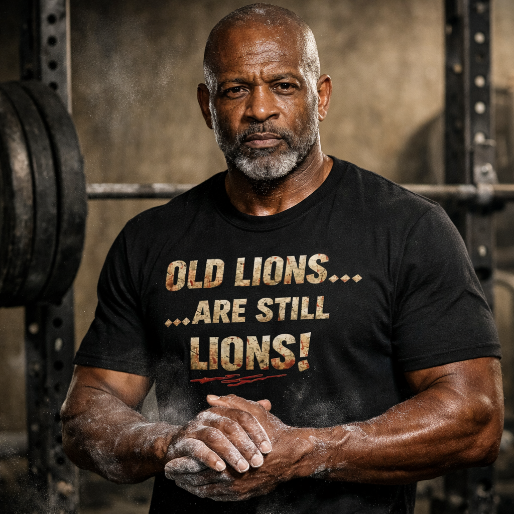 Old Lions Are Still Lions Shirt – Motivational Strong‑Style Tee