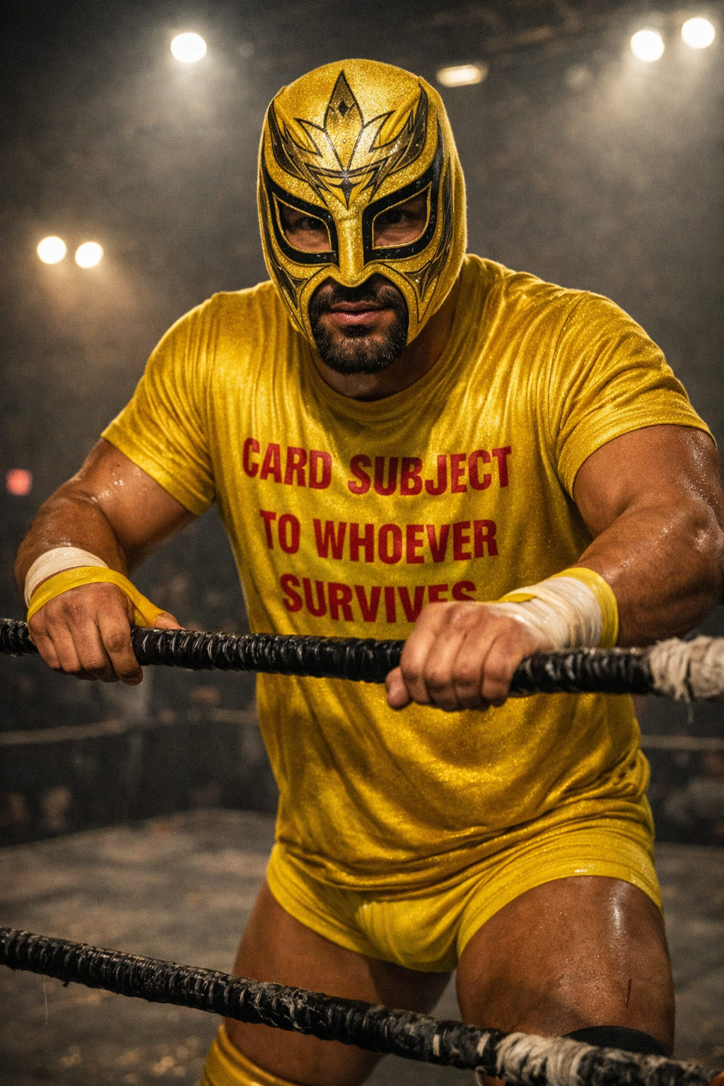 Card Subject to Whoever Survives T‑Shirt | Combat Line | DR Wrestling Apparel