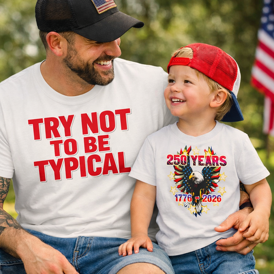 DR Miniroost – “250 Years” Toddler Tee (1776–2026 Edition)