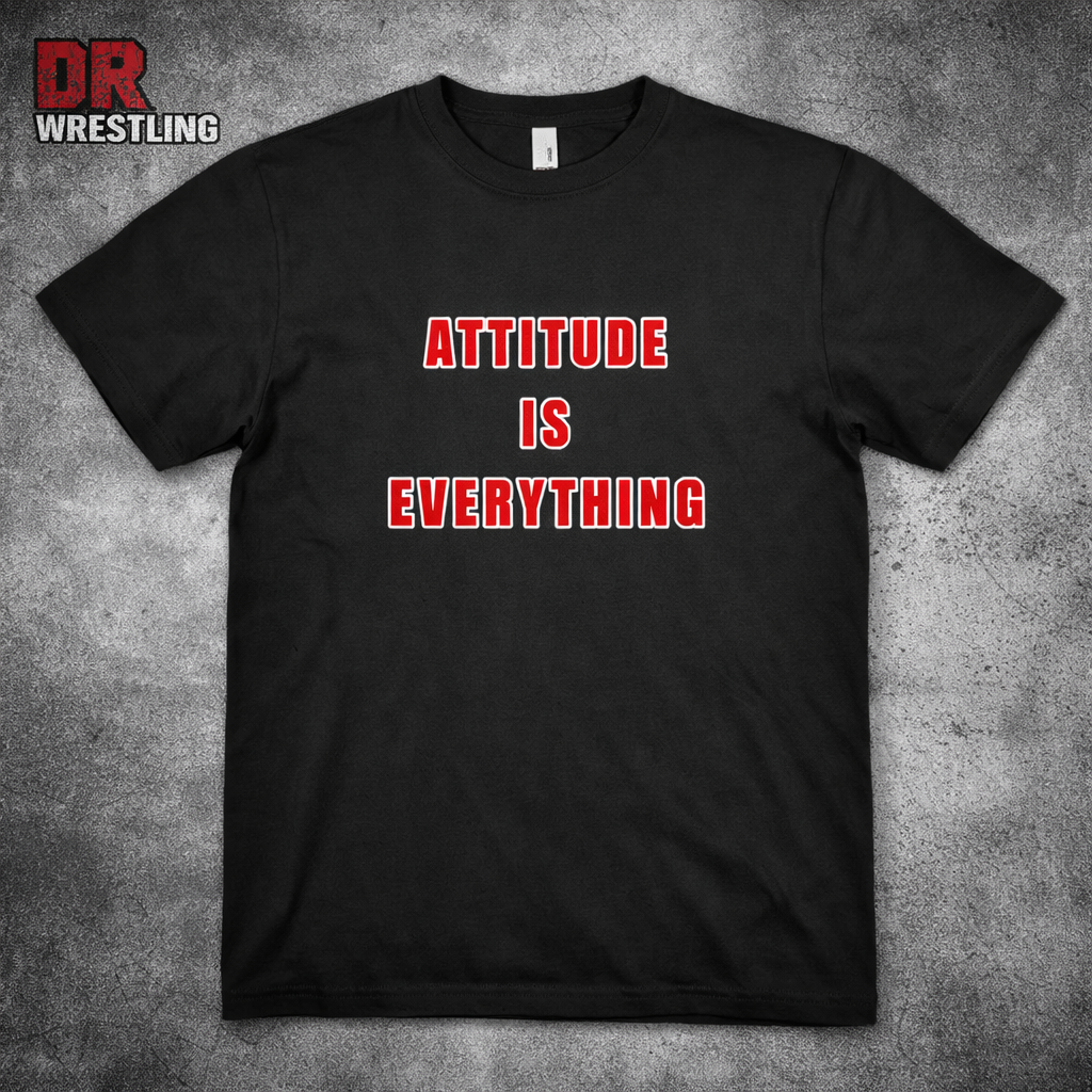 D.R. Wrestling “Attitude Is Everything” Tee — Combat Line Throwback Era Shirt