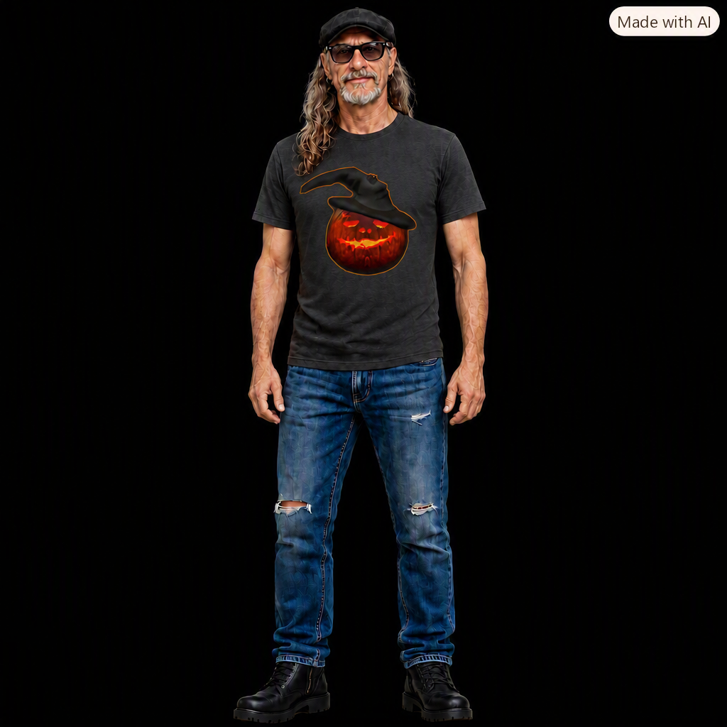 D💀R MISFITS™ Jack Glow Pumpkin Tee — DaddyRabbit's Den Halloween Collection