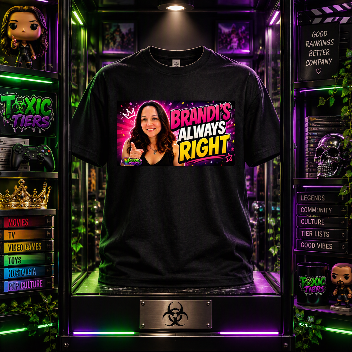 Toxic Tiers™ "Brandi's Always Right" Heavyweight Tee