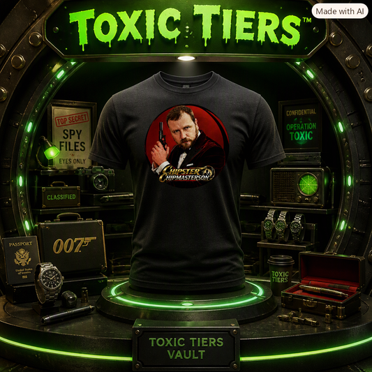 Toxic Tiers™ "Chipster Chipmasterson" Back Print Lightweight Tee