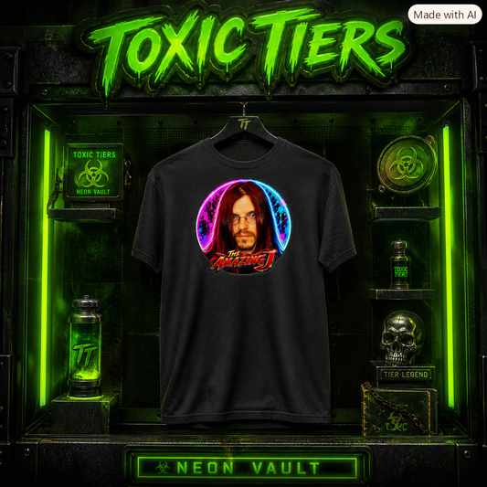 Toxic Tiers™ "The Amazing J" Back Print Lightweight Tee