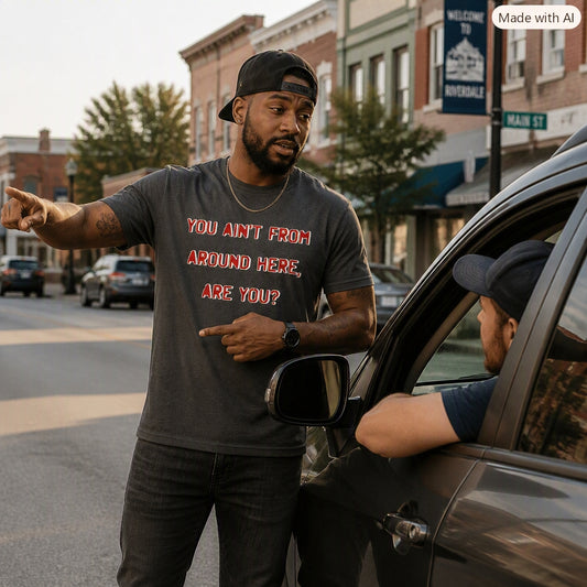 D☆R MISFITS™ "You Ain't From Around Here, Are You?" Tee — The DaddyRabbit™