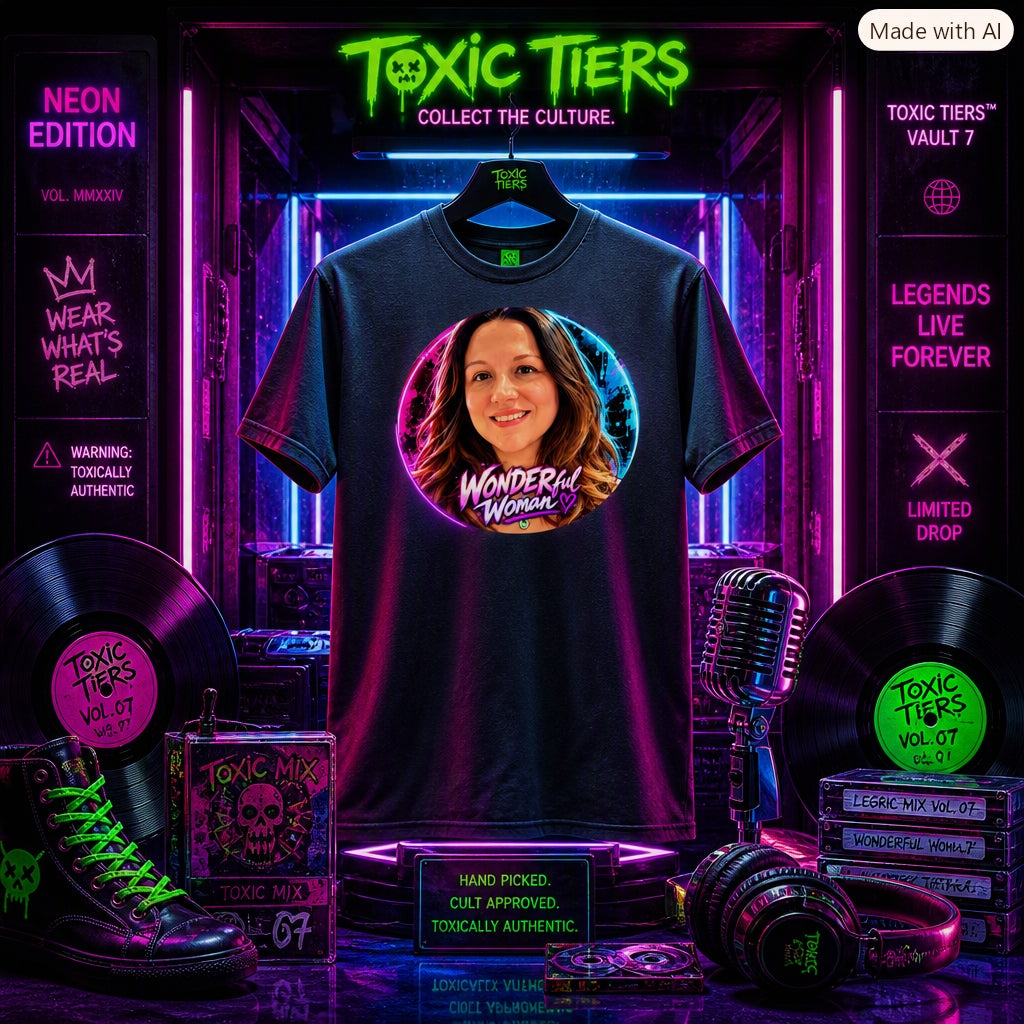 Toxic Tiers™ "Wonderful Woman" Back Print Lightweight Tee