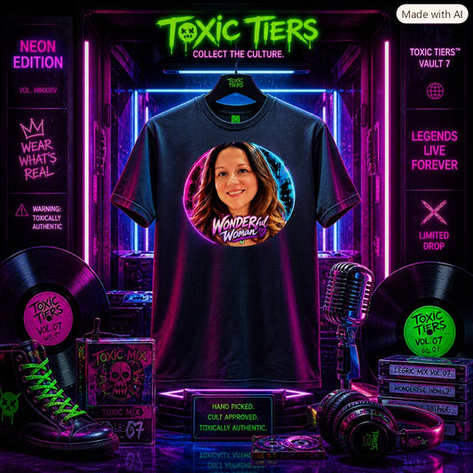 Toxic Tiers™ "Wonderful Woman" Back Print Lightweight Tee
