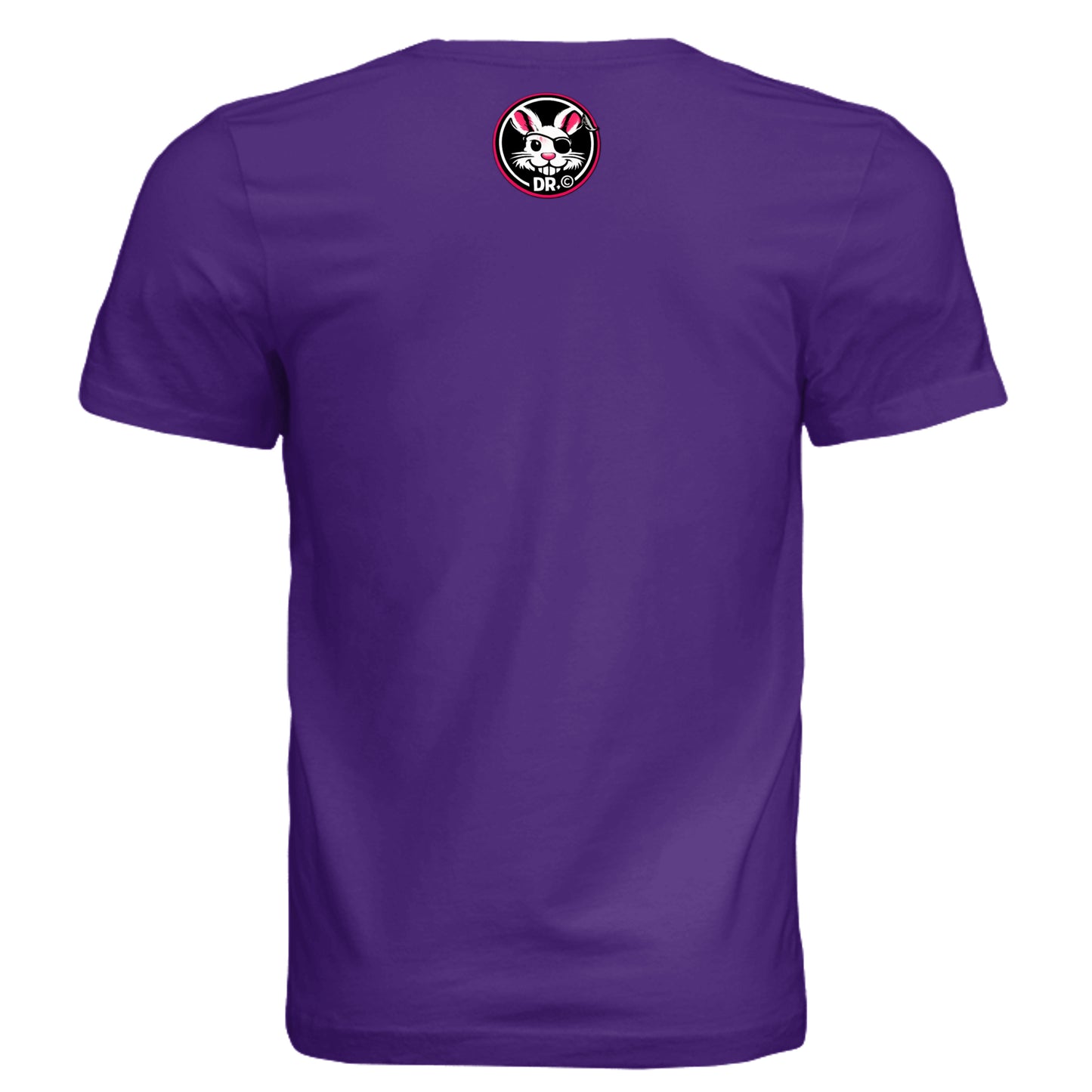 Solid Team Purple Triblend - 3413C - BACK