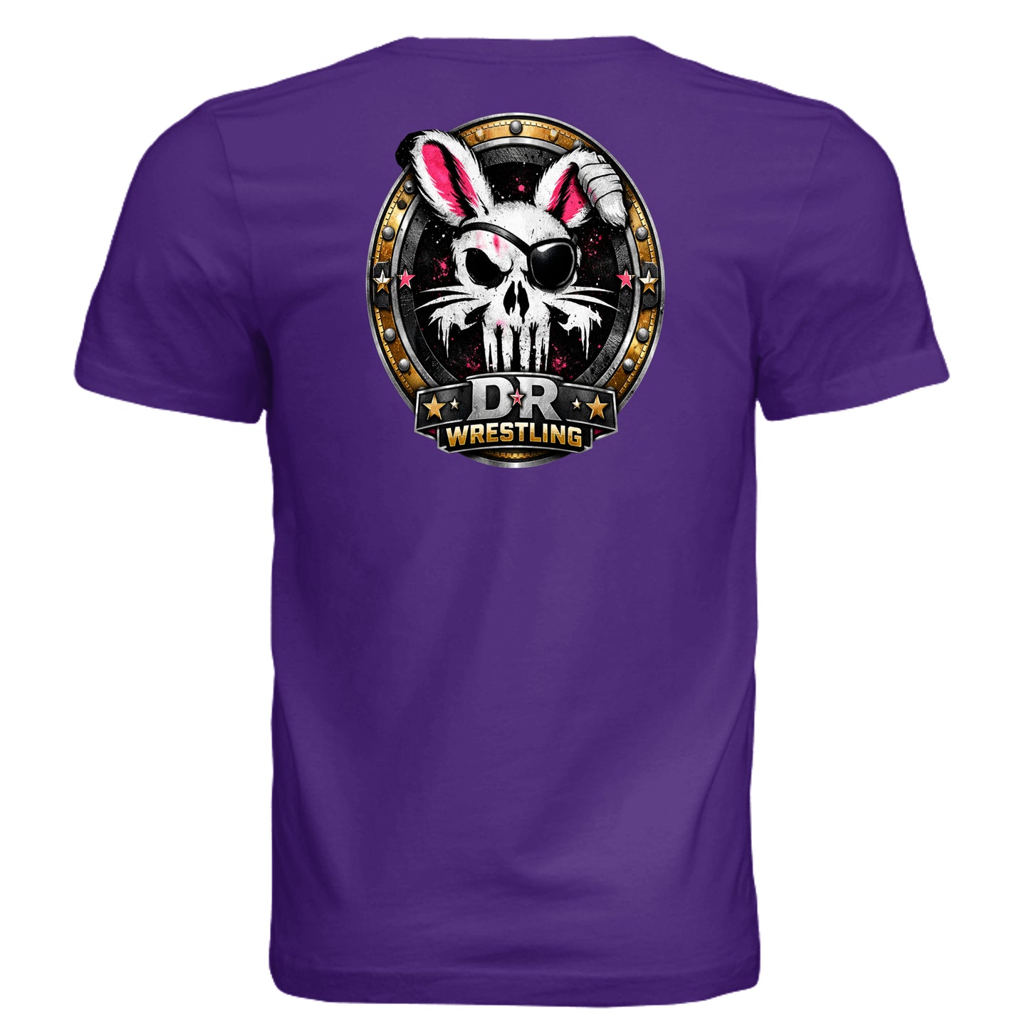 Solid Team Purple Triblend - 3413C - BACK