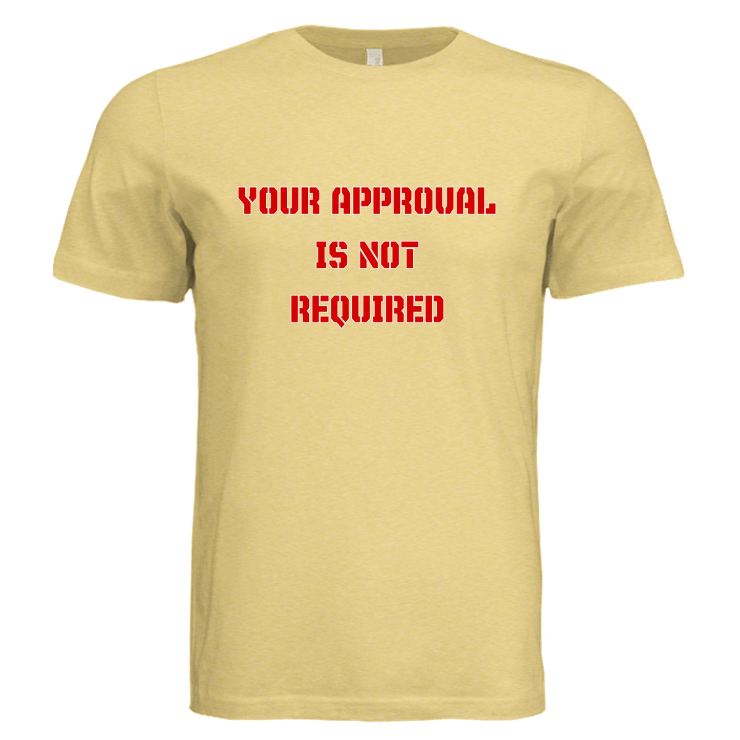 Pale Yellow Triblend - 3413C - FRONT