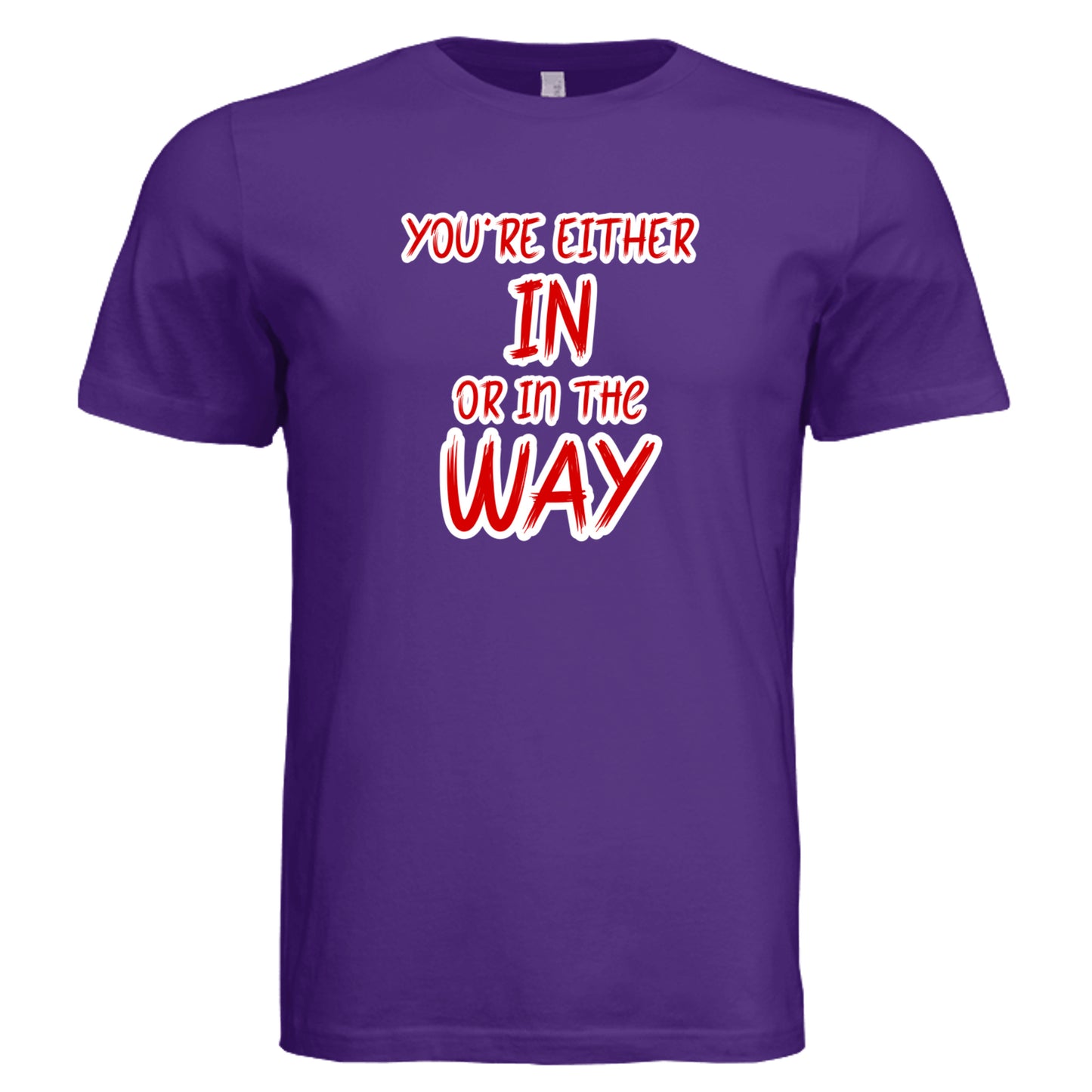 Solid Team Purple Triblend - 3413C - FRONT