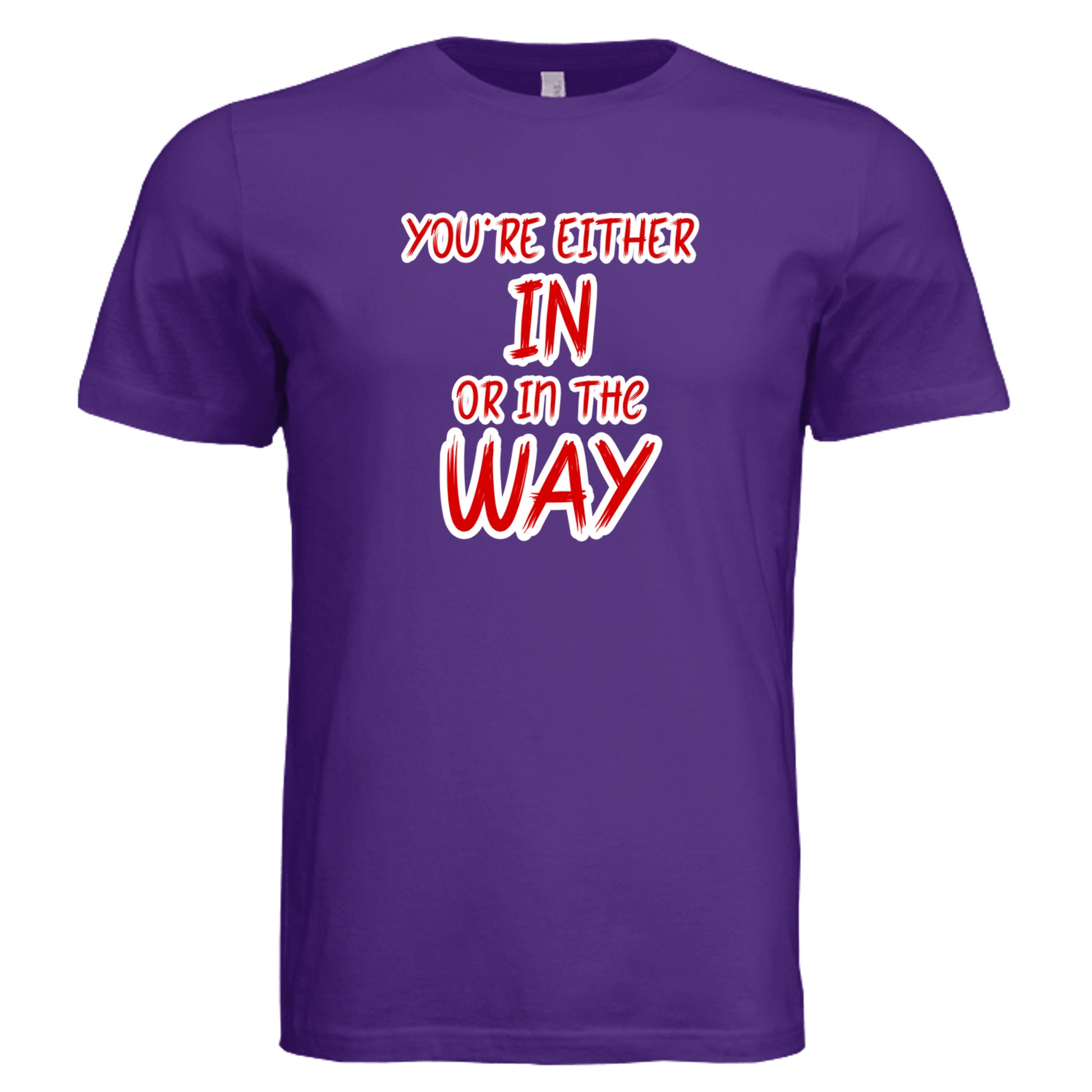 Solid Team Purple Triblend - 3413C - FRONT