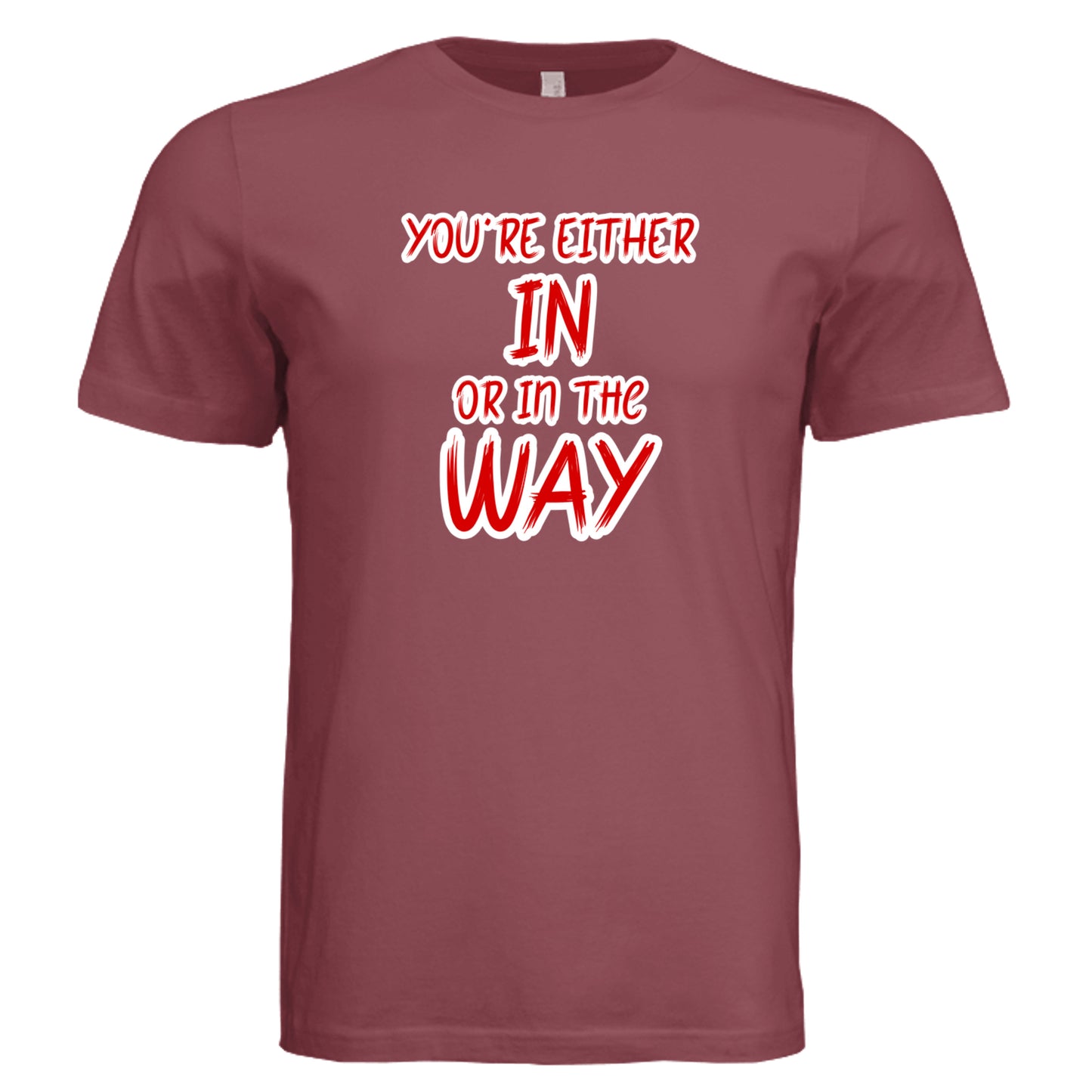 Solid Maroon Triblend - 3413C - FRONT