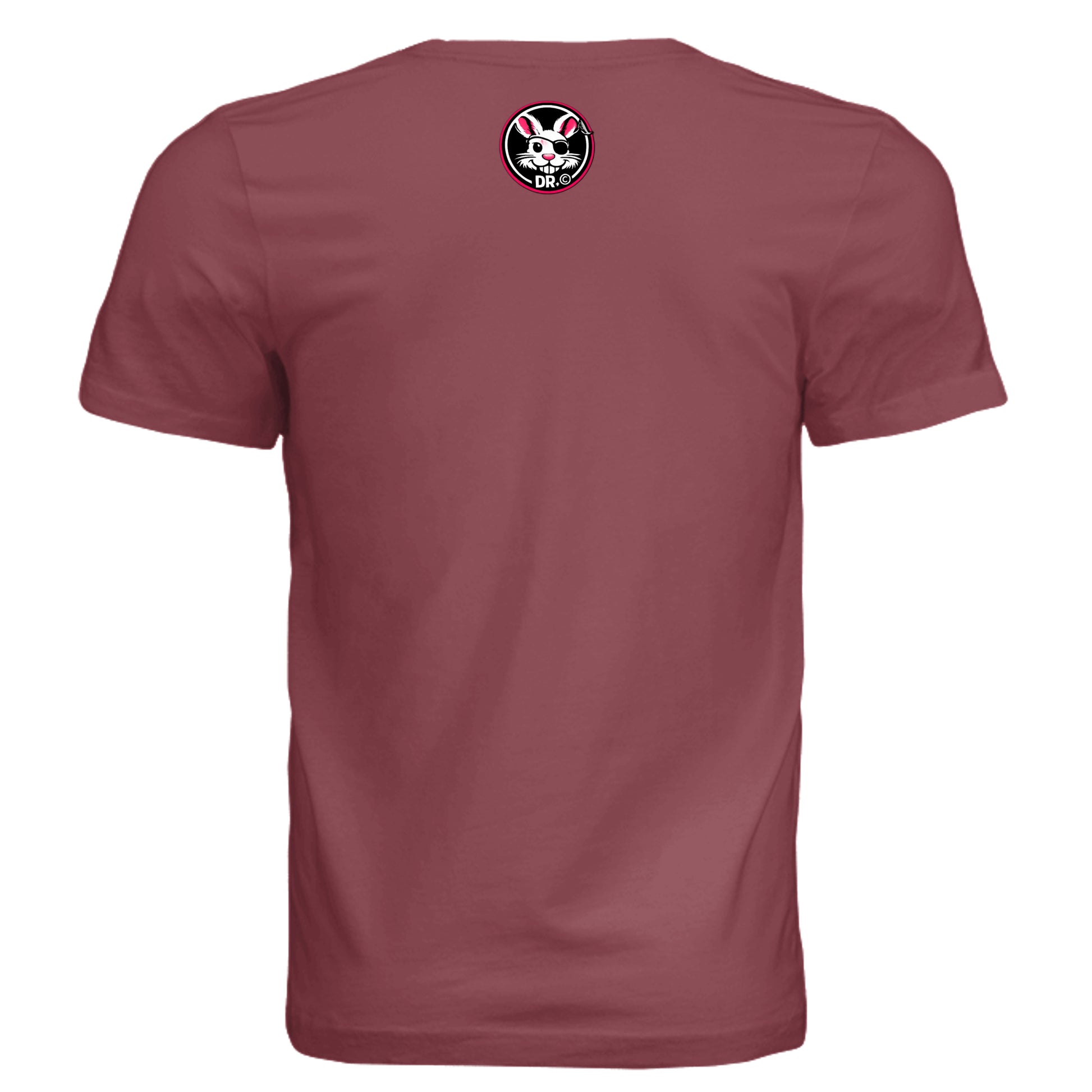 Solid Maroon Triblend - 3413C - BACK