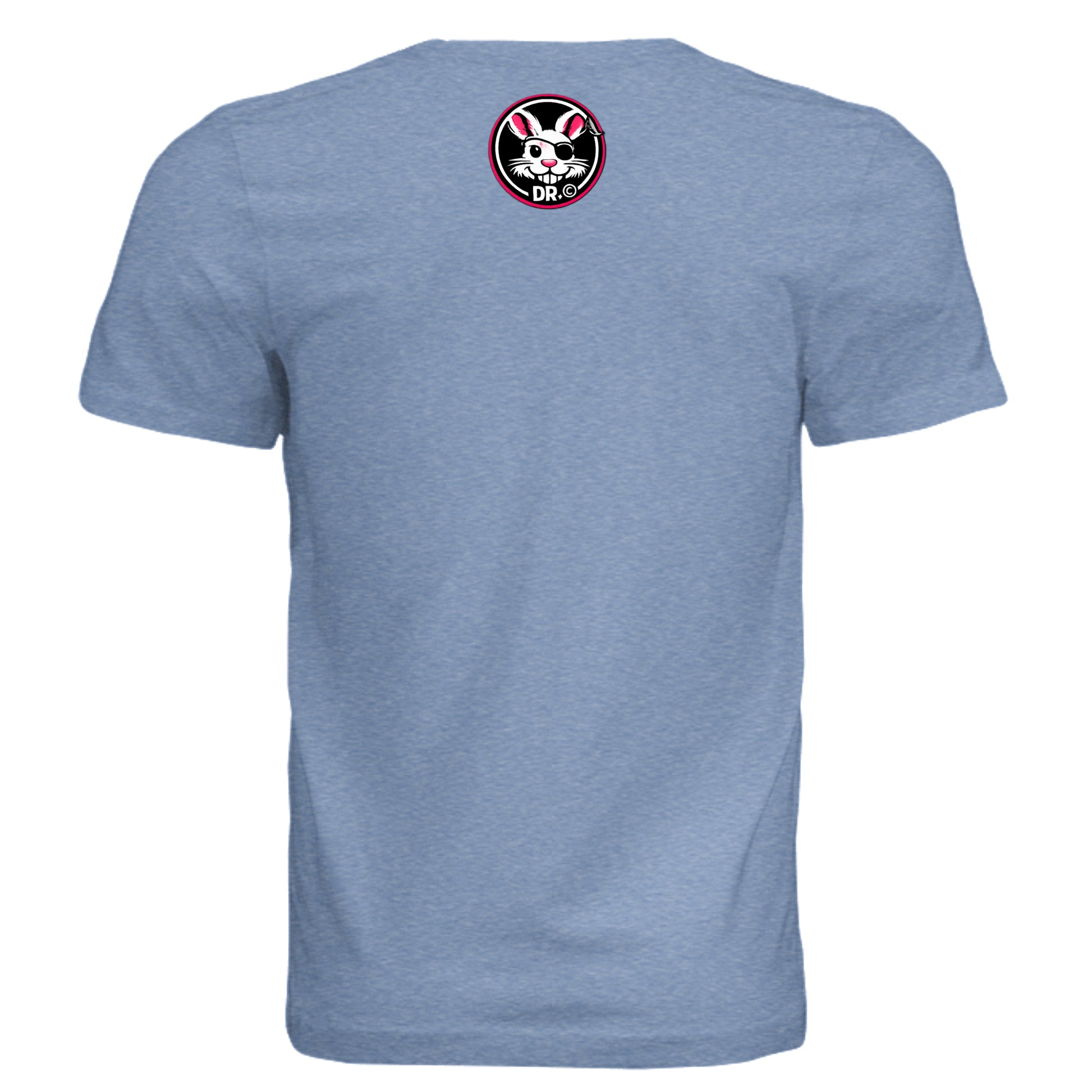 Solid Blue Triblend - 3413C - BACK