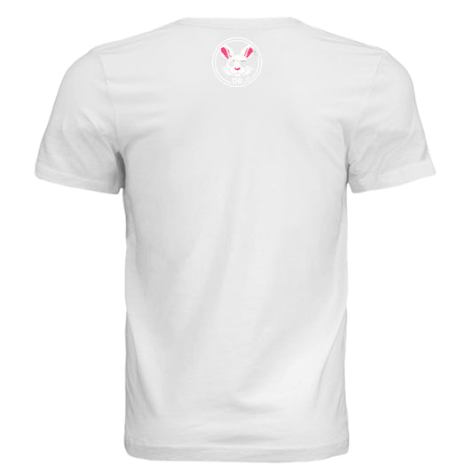 Solid White Triblend - 3413C - BACK
